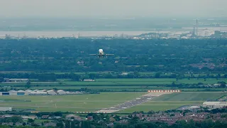 Airbus Beluga XL Mountain View TakeOff from Chester Hawarden Airport #Shorts