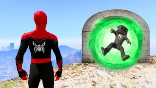 GTA 5 Random Portals #63 (SpiderMan Found Tv Man Secret Location!)