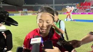 Tiền đạo Huỳnh Như : Cảm giác vô địch SEA Games trên sân nhà thật đặc biệt, đời em chắc chỉ có 1 lần