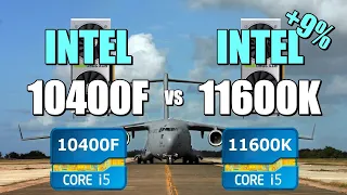 10400F vs 11600K - 2060S 💥 CSGO 💥 Fortnite 💥 PUBG 💥 GTAV 💥 Overwatch.