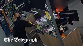 CCTV captures Fiona Beal buying gardening materials to bury murdered boyfriend's body