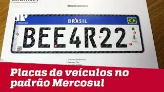 Empresários, Denatran e PRF defendem placas de veículos no padrão Mercosul