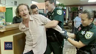 'Out of Your Mind': Belligerent Drunk Arrested for Disturbing Fast Food Restaurant (COPS)