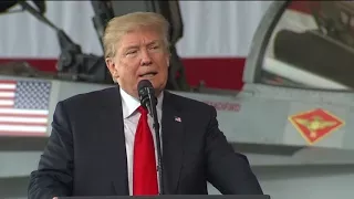 Trump floats idea for a military "space force"