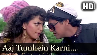 Aaj Tumhein Karni Hai Kaskar - Govinda - Juhi Chawla - Karz Chukana Hai - Bollywood Songs