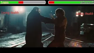 Logan vs Sabretooth with Healthbars / Bar Fight