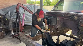 f100 Crown Vic swap tear down!