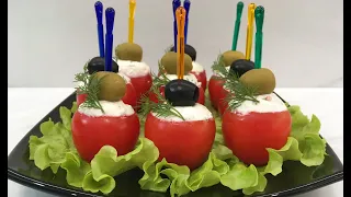 Вкуснейшие Фаршированные Помидоры Черри Чудесная Новогодняя Закуска!!! / Stuffed Cherry Tomatoes