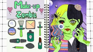 【🐾paper diy🐾】Paper Diy Makeup | Zombie Makeup Compilation 💄💋  Super Diy Paper