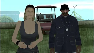 Going on a "She Drives" date with Michelle - in a Caddy (Golf Cart) - GTA San Andreas