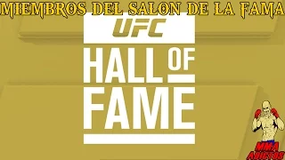 LOS MIEMBROS DEL SALÓN DE LA FAMA DE UFC