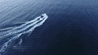 Drone video of the boat Bella 702