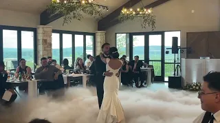 D&D Wedding - Bride and Groom First Dance in the Clouds-March 24, 2024