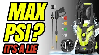 Pressure Washer PSI Max EXPLAINED
