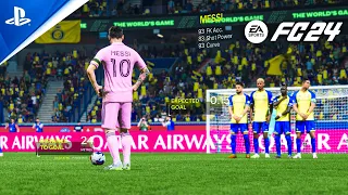 EA SPORTS FC 24 | Messi Free Kick Goal | PS5 4K