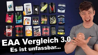 Von glattem Betrug über Schwachsinn bis gut alles dabei! - EAA Vergleich 3.0 | Fitness Food Corner