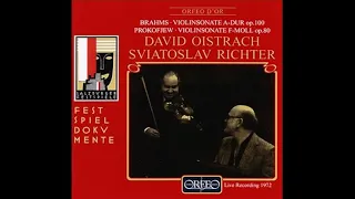 Prokofiev: Violin Sonata No. 1 - Oistrakh, Richter / 프로코피에프: 바이올린 소나타 1번 - 오이스트라흐, 리히터(리흐테르)