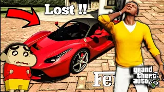 GTA 5: Franklin's La Ferrari Lost and stealing By Mafia , Shinchan Angry || Ps Gamester||