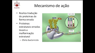 Farmacologia em Antibióticos - Aminoglicosídeos (apenas slides)