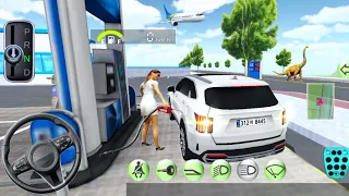 3D Driving Class - Small SUV Car Come To New Gas Station Refuel Gas Gameplay - Car Games
