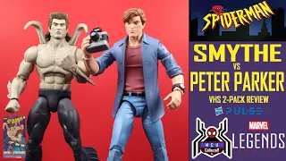 Marvel Legends SMYTHE vs PETER PARKER Spider-Man The Animated Series VHS 2-Pack Pulse Figure Review