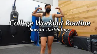 HOW I STAY FIT IN COLLEGE: a week of workouts