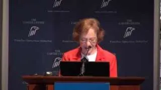 Secretary Sebelius Keynote at Rosalynn Carter Symposium Pt. 4/6 (Carter Center)