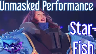 Starfish Unmasked Performance / The Masked Singer USA Season 11 Ep. 7