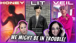 LAY ZHANG 'Honey (和你)' + '莲 (Lit)' + ‘VEIL’  MV | K-Cord Girls Reaction