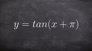 Graphing the Tangent Function with a Phase Shift