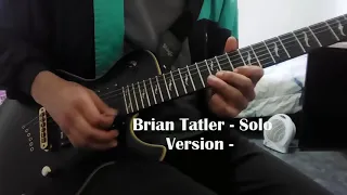 Diamond Head - Am i Evil - Guitar Solo cover (Brian Tatler version)