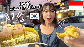 Korean girl 🇰🇷 falling in love with MARTABAK INDONESIA 🇮🇩❤️🥇!