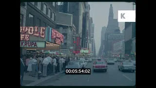 1960s New York, POV Driving Metropole Cafe, 35mm