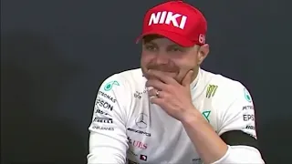 Bottas and his 8 Finnish friends