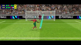 Ronaldo vs Neymar | Portugal Vs Brazil match | Penalty Shootout Match 28| Efootball Gameplay 2024.