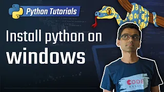 1. Install python on windows [Python 3 Programming Tutorials]