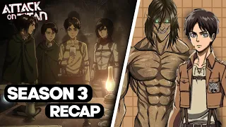 ATTACK ON TITAN SEASON 3 FULL RECAP IN HINDI