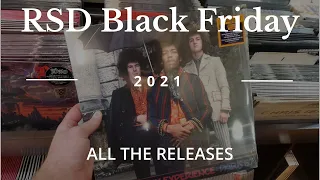 RSD Black Friday 2021 ALL THE RELEASES. Store Preview, Limited Editon Vinyl Records.