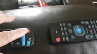 How to program the five IR buttons on the MX3 air mouse