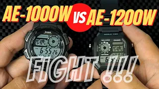 Casio AE1000W VS AE1200WH, 10 Points of Comparison, Which one to choose? Casio Royale?