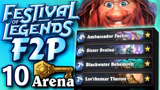 INCREDIBLE 4x Legendary Arena Run! Festival of Legends F2P #10