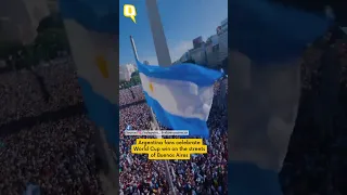 Argentina Fans Celebrate World Cup win on the Streets of Buenos Aires | The Quint