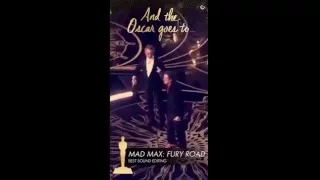 2016 Oscars - Snapchat Story