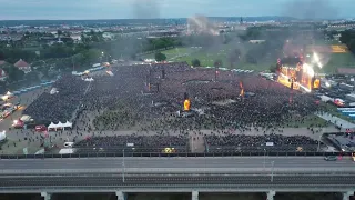 Rammstein 2024 in Dresden von oben 4K