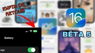 iOS 16 BETA 5: Nouveautés et correctifs !