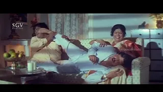 ಬಾಳೆಹಣ್ ಕೊಟ್ರೆ ಮಾತ್ರಾ ಬರ್ಕೊಡ್ತಿನಿ | Mojugara Sogasugara Kannada Movie Comedy Scene |Dr Vishnuvardhan