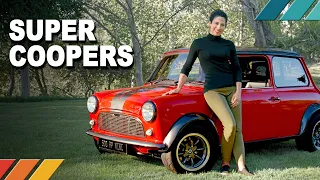 SUPER COOPERS: 502 HP Honda-Powered Mid-Engine RWD Classic Minis | EP5