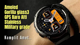 GPS SMARTWATCH AMOLED - KOSPET TANK T3 ULTRA (Indonesia) Unboxing