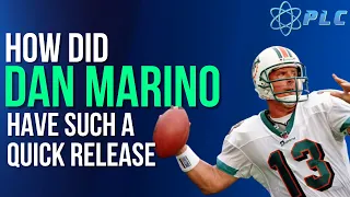 Dan Marino Quick Release: One Of The All Time Greatest Throwing Motions #quarterbackmechanics
