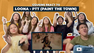 COUSINS REACT TO 이달의 소녀 (LOONA) "PTT (Paint The Town)" MV